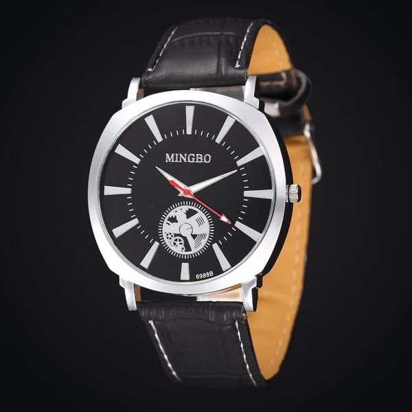 wristwatches fashion mens watches quartz leather band dual dial men's watch wrist clock relogio masculino, Slivery;brown
wristwatches fashion mens watches quartz leather band dual dial men's watch wrist clock relogio masculino, Slivery;brown