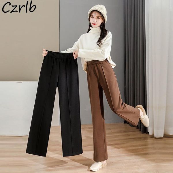 women's pants & capris casual women all-match soft cozy korean style simple ankle-length female trousers winter stylish harajuku tender, Black;white
women's pants & capris casual women all-match soft cozy korean style simple ankle-length female trousers winter stylish harajuku tender, Black;white