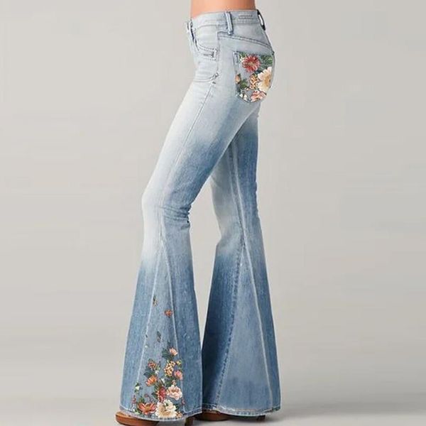 women's jeans high waist blue pants 2021 fashion embroidered bell bottoms streetwear spring summer lady
women's jeans high waist blue pants 2021 fashion embroidered bell bottoms streetwear spring summer lady