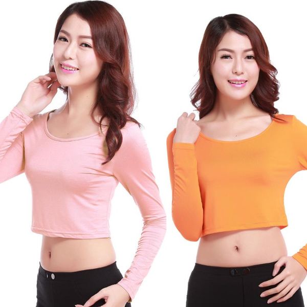 women's t-shirt jiayan modal solid clothing multicolor bottoming shirt short tee casual long-sleeved half-length t, White
women's t-shirt jiayan modal solid clothing multicolor bottoming shirt short tee casual long-sleeved half-length t, White