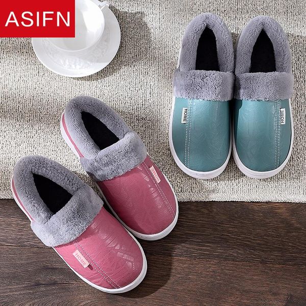 slippers asifn pu leather women's winter home whole package warmth men cotton mules female plush fluffy fur flat ladies shoes, Black
slippers asifn pu leather women's winter home whole package warmth men cotton mules female plush fluffy fur flat ladies shoes, Black