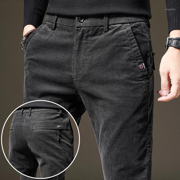 men's pants autumn winter fine corduroy trousers casual loose straight leg plus velvet thickening trend joggers, Black
men's pants autumn winter fine corduroy trousers casual loose straight leg plus velvet thickening trend joggers, Black