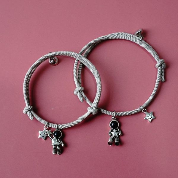 charm bracelets 2pcs/set stars bracelet valentine's day gifts adjust size red rope magnets attract for couples jewelry, Golden;silver
charm bracelets 2pcs/set stars bracelet valentine's day gifts adjust size red rope magnets attract for couples jewelry, Golden;silver