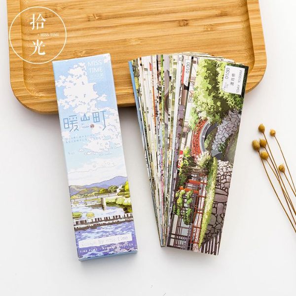 bookmark 30pcs/boxed warm hill ding student literature paper art diy message card/gift
bookmark 30pcs/boxed warm hill ding student literature paper art diy message card/gift