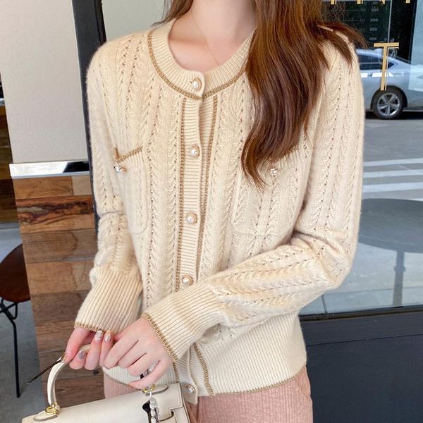 women's knits & tees elegant short coat ladies sweaters hollow long sleeve round neck sweater cardigan 2021 spring autumn comfortable k, White
women's knits & tees elegant short coat ladies sweaters hollow long sleeve round neck sweater cardigan 2021 spring autumn comfortable k, White