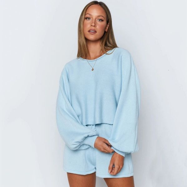 manner female upper sleeve bundles of cordon short pants spring suit house casual knitted shirt two garments ensemble r9qd, Gray
manner female upper sleeve bundles of cordon short pants spring suit house casual knitted shirt two garments ensemble r9qd, Gray