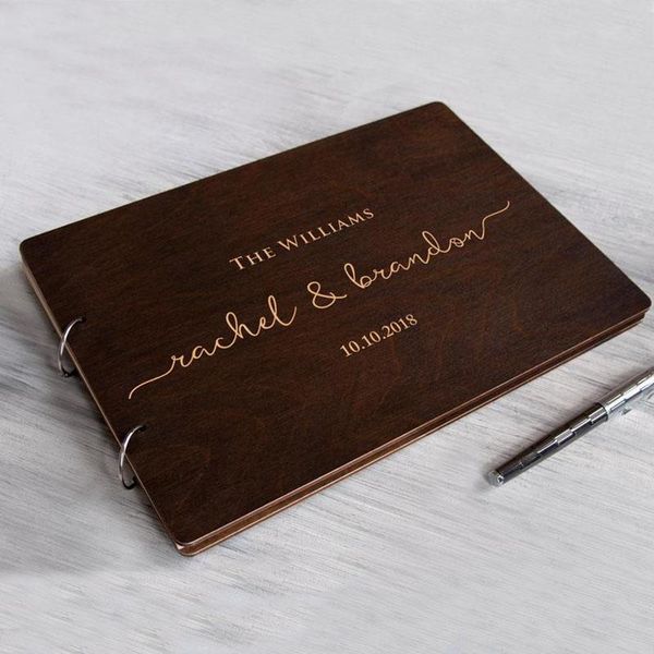 personalized wedding guest book unique wooden guest book wedding wishes custom name and date a4/a5 creative beautiful
personalized wedding guest book unique wooden guest book wedding wishes custom name and date a4/a5 creative beautiful