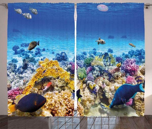 curtain & drapes turquoise fish curtains underwater sea world scene goldfish starfish and jellyfish depth diving concept window
curtain & drapes turquoise fish curtains underwater sea world scene goldfish starfish and jellyfish depth diving concept window