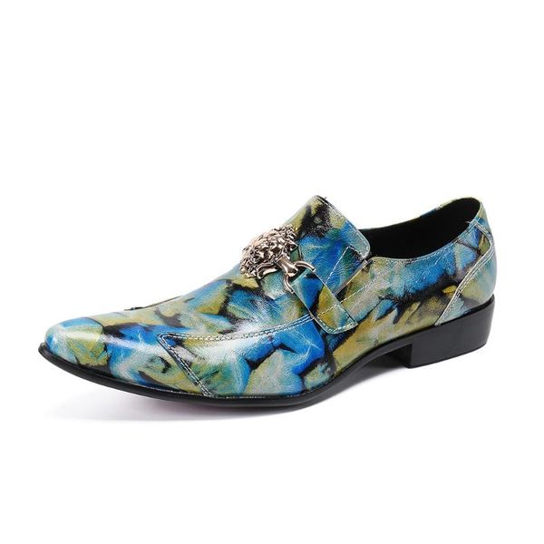 dress shoes summer casual men's classic fashion personalized color chinese style pointed toe cowhide leather graffiti, Black
dress shoes summer casual men's classic fashion personalized color chinese style pointed toe cowhide leather graffiti, Black