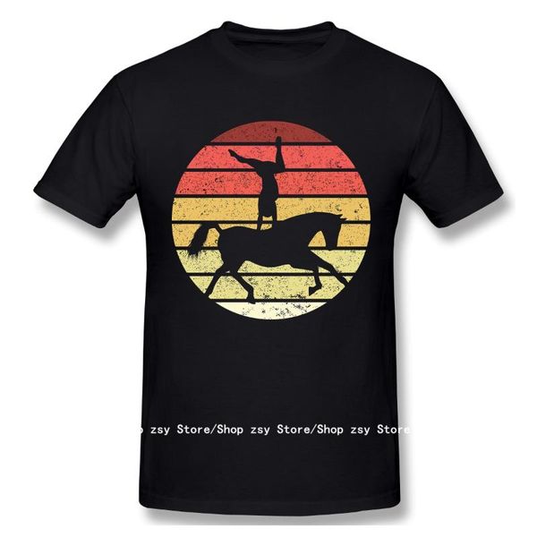 men's t-shirts vaulting retro horse riding equestrian sport gift tshirt man t shirt woman, White;black
men's t-shirts vaulting retro horse riding equestrian sport gift tshirt man t shirt woman, White;black