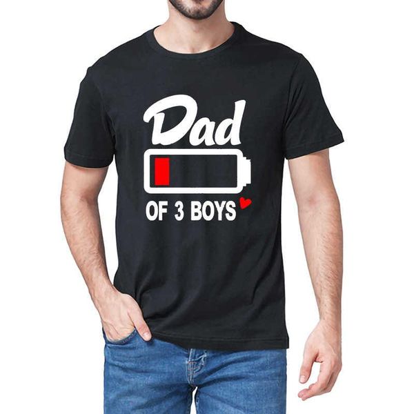 men's t-shirts graphic dad of 3 boys low battery funny family matching for father's day gifts summe novelty t-shirt humor tee top, White;black
men's t-shirts graphic dad of 3 boys low battery funny family matching for father's day gifts summe novelty t-shirt humor tee top, White;black