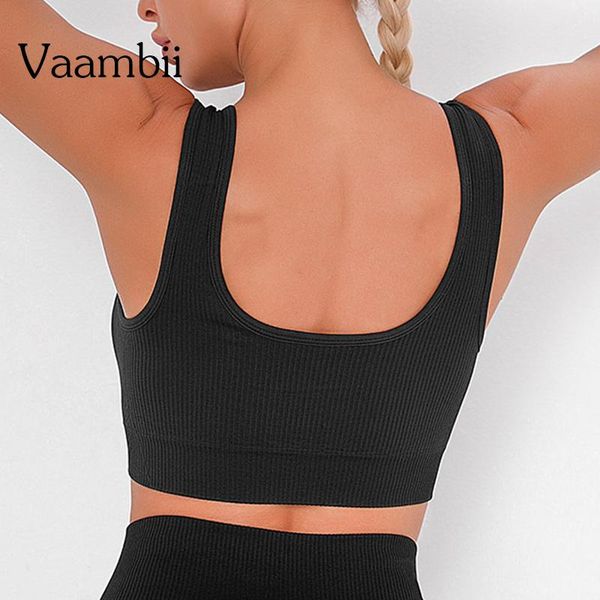 yoga outfit ribbed without woman open back crop with cups straps women's black seamless bra women underwear female sportswear
yoga outfit ribbed without woman open back crop with cups straps women's black seamless bra women underwear female sportswear