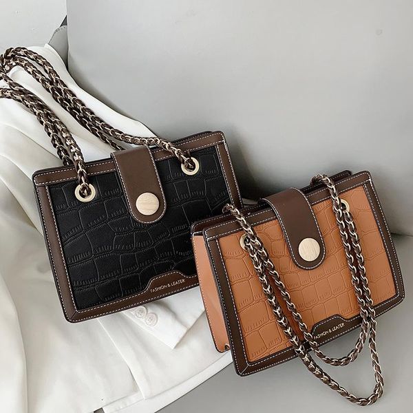 bag women 2021 new fashion western style ladies chain one shoulder underarm bag crocodile texture diagonal small square
bag women 2021 new fashion western style ladies chain one shoulder underarm bag crocodile texture diagonal small square