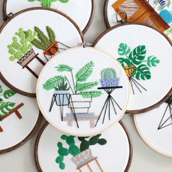 other arts and crafts modern diy embroidery plant monstera cactus handcraft needlework cross stitch kit cotton painting hoop home decor
other arts and crafts modern diy embroidery plant monstera cactus handcraft needlework cross stitch kit cotton painting hoop home decor