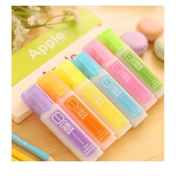 6pcs/pack fluorescent highlighter marker multi-color highlighter pen marker paint pens set stationery office school jllsba
6pcs/pack fluorescent highlighter marker multi-color highlighter pen marker paint pens set stationery office school jllsba