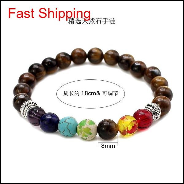 natural stone tiger eye 7 chakra bracelets & bangles yoga balance beads buddha prayer elastic bracelet men qylyqb beauty888, Black
natural stone tiger eye 7 chakra bracelets & bangles yoga balance beads buddha prayer elastic bracelet men qylyqb beauty888, Black