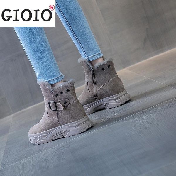 boots genuine leather shoes women winter fur snow 2021 fashion rivet female short tub ankle boot sneakers, Black
boots genuine leather shoes women winter fur snow 2021 fashion rivet female short tub ankle boot sneakers, Black