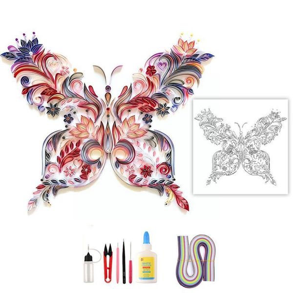 other arts and crafts diy quilling kit butterfly paper craft 3d flowers home decor gift tool scrap k2e2
other arts and crafts diy quilling kit butterfly paper craft 3d flowers home decor gift tool scrap k2e2