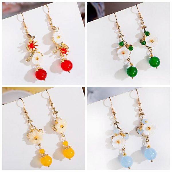 dangle & chandelier chinese earring drop natural stone trendy earrings for women pendant jewelry gift girl long elegant ear rings year party, Silver
dangle & chandelier chinese earring drop natural stone trendy earrings for women pendant jewelry gift girl long elegant ear rings year party, Silver