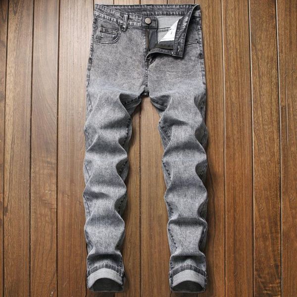 men's jeans casual stretch slim denim spring and autumn 2021 fashion skinny cotton brand clothing, Blue
men's jeans casual stretch slim denim spring and autumn 2021 fashion skinny cotton brand clothing, Blue