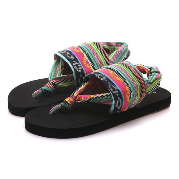 slippers women shoes flip flops eva sole cloth belt summer bohemian style beach sandals, Black
slippers women shoes flip flops eva sole cloth belt summer bohemian style beach sandals, Black