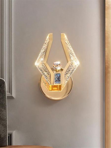 wall lamp modern luxury crystal art el villa living room dining corridor aisle golden luster decorative light fixtures
wall lamp modern luxury crystal art el villa living room dining corridor aisle golden luster decorative light fixtures