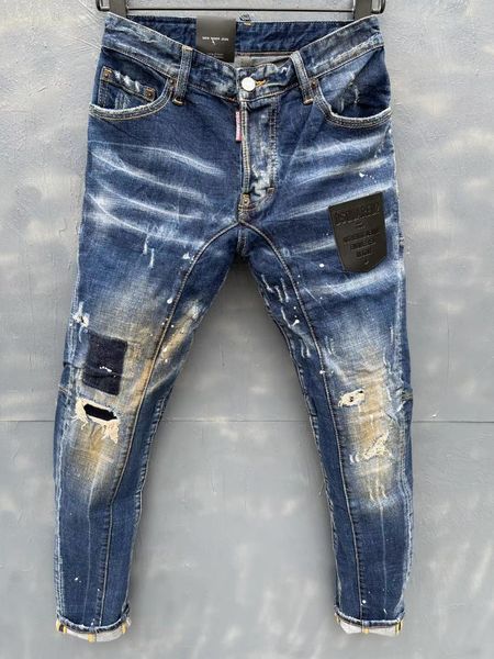 men's jeans 2021 style men's/women's wash water hole patch paint distressed stretch slim fashion small feet, Blue
men's jeans 2021 style men's/women's wash water hole patch paint distressed stretch slim fashion small feet, Blue