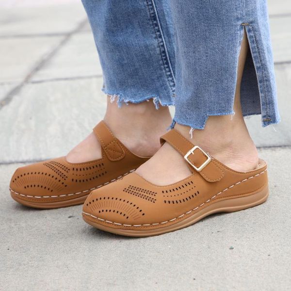 sandals summer ladies slippers fashion thick bottom hollow out breathable women's buckle comfortable beach shoes plus size mujer, Black
sandals summer ladies slippers fashion thick bottom hollow out breathable women's buckle comfortable beach shoes plus size mujer, Black