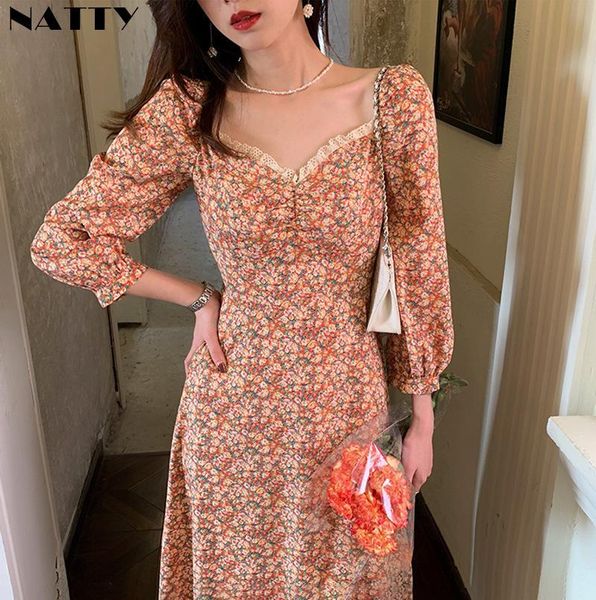 casual dresses french puff long sleeve slim printed dress spring summer autumn waist slimming square collar skirt female maxi, Black;gray
casual dresses french puff long sleeve slim printed dress spring summer autumn waist slimming square collar skirt female maxi, Black;gray