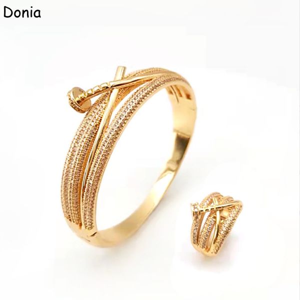 donia jewelry luxury bangle nail exaggerated titanium steel bracelet micro-inlaid colored zircon european and american fashion designer gift, Black
donia jewelry luxury bangle nail exaggerated titanium steel bracelet micro-inlaid colored zircon european and american fashion designer gift, Black