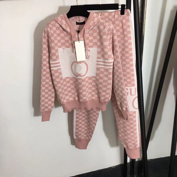 designer brand women's two piece pants autumn and winter new casual fashion suit female hooded knitting show high collocation foreign s, White
designer brand women's two piece pants autumn and winter new casual fashion suit female hooded knitting show high collocation foreign s, White