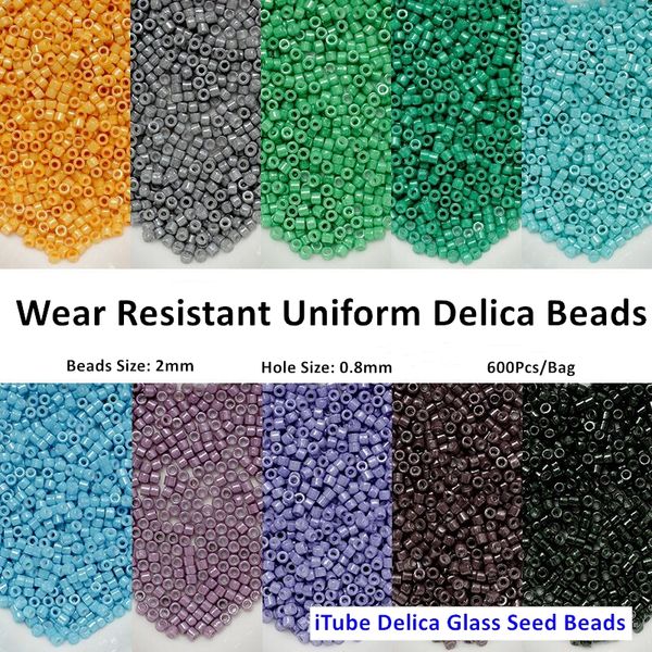 2mm delica beads 600pcs 10/0 wear resistant uniform opaque color glass seedbeads for bracelet earring jewellery diy accessories
2mm delica beads 600pcs 10/0 wear resistant uniform opaque color glass seedbeads for bracelet earring jewellery diy accessories