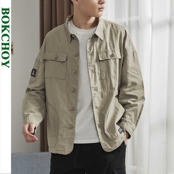 vintage men's shirt lapel multi-pocket work youth loose cotton men long sleeve safari style thin 210721, White;black
vintage men's shirt lapel multi-pocket work youth loose cotton men long sleeve safari style thin 210721, White;black