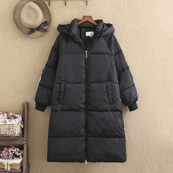 plus size outerwear & coats women's winter coat mid-length hoodie long sleeve interlayer cotton thickening large for fatlady looser, Black
plus size outerwear & coats women's winter coat mid-length hoodie long sleeve interlayer cotton thickening large for fatlady looser, Black