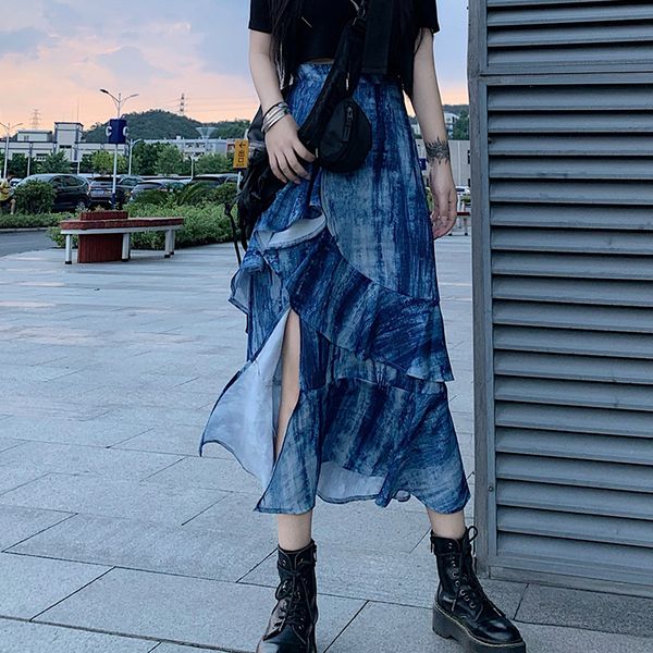 2021 new blue tie dye tiered midi ruffle a line long elegant skirt women high waisted ruffled skirts womens summer fashion c198 8ve9, Black
2021 new blue tie dye tiered midi ruffle a line long elegant skirt women high waisted ruffled skirts womens summer fashion c198 8ve9, Black