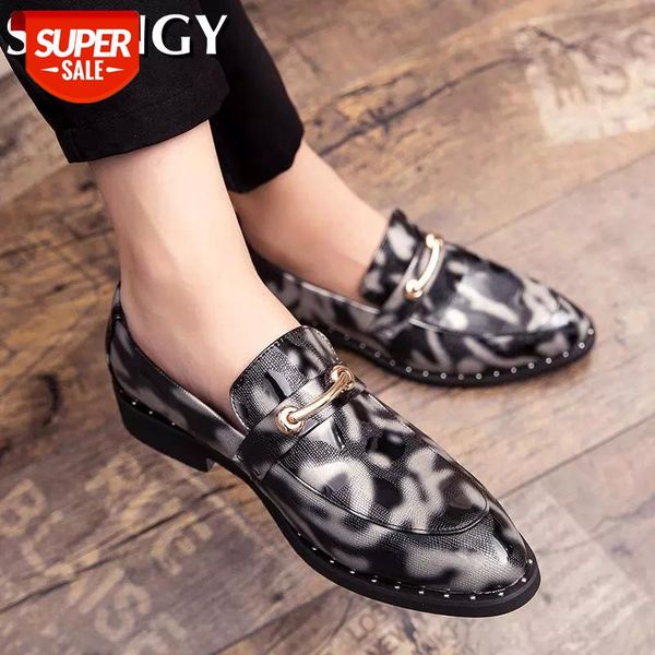dress shoes men formal shoes patent leather round toe print men's oxfords classic slip on males plus size 48 #pp32
dress shoes men formal shoes patent leather round toe print men's oxfords classic slip on males plus size 48 #pp32