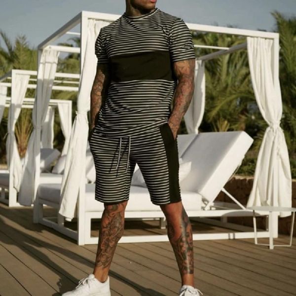 men's tracksuits fashion casual cotton short-sleeved shirt shorts 2-piece suit 2021 summer fabric sportswear slim, Gray
men's tracksuits fashion casual cotton short-sleeved shirt shorts 2-piece suit 2021 summer fabric sportswear slim, Gray