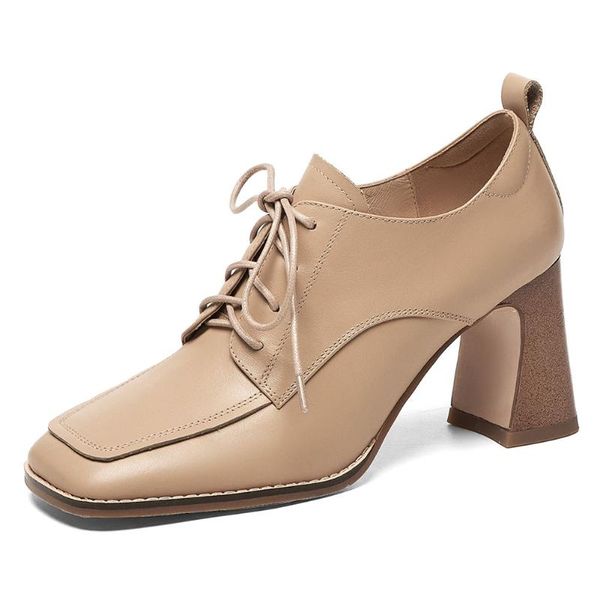 dress shoes sarairis great quality design vintage classic lace up hoof high heels office lady pumps genuine leather woman, Black
dress shoes sarairis great quality design vintage classic lace up hoof high heels office lady pumps genuine leather woman, Black