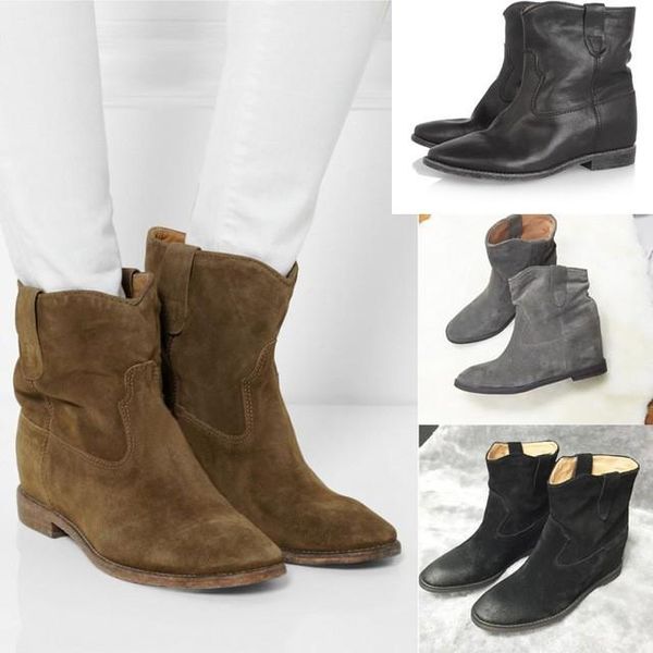 boots fashion suede womens shoes wedge vintage ankle genuine lether women's slip on snow 2021 warm flat, Black
boots fashion suede womens shoes wedge vintage ankle genuine lether women's slip on snow 2021 warm flat, Black