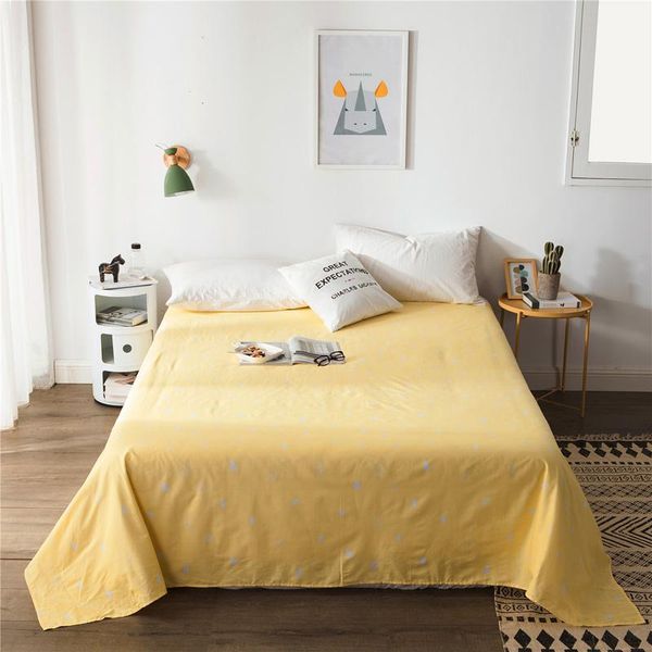 sheets & sets fashion brief style printed yellow 100% cotton bed sheet el diagonal queen king size flatsheet home linen
sheets & sets fashion brief style printed yellow 100% cotton bed sheet el diagonal queen king size flatsheet home linen