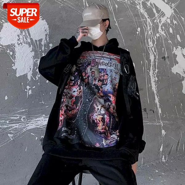 men hoodies ins american retro cartoon portrait printing hooded sweatshirt men trendy brand loose high street casual pullover #zp4z, Black
men hoodies ins american retro cartoon portrait printing hooded sweatshirt men trendy brand loose high street casual pullover #zp4z, Black