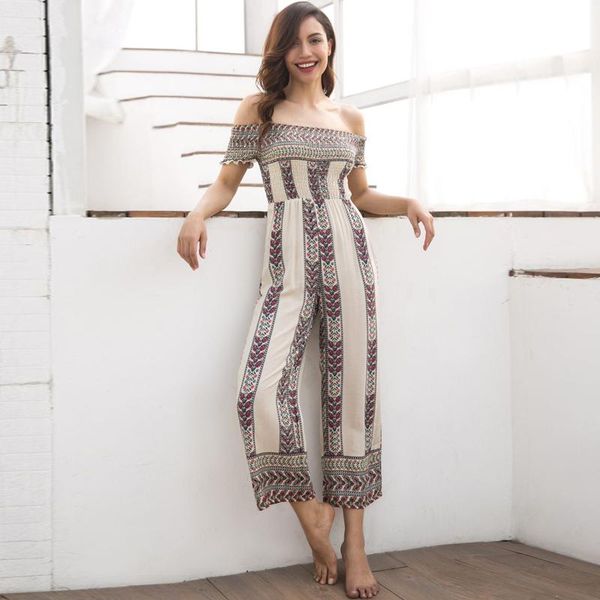 women's jumpsuits & rompers 2021 spring summer jumpsuit women strapless womens print short sleeve feminino overalls macacao, Black;white
women's jumpsuits & rompers 2021 spring summer jumpsuit women strapless womens print short sleeve feminino overalls macacao, Black;white