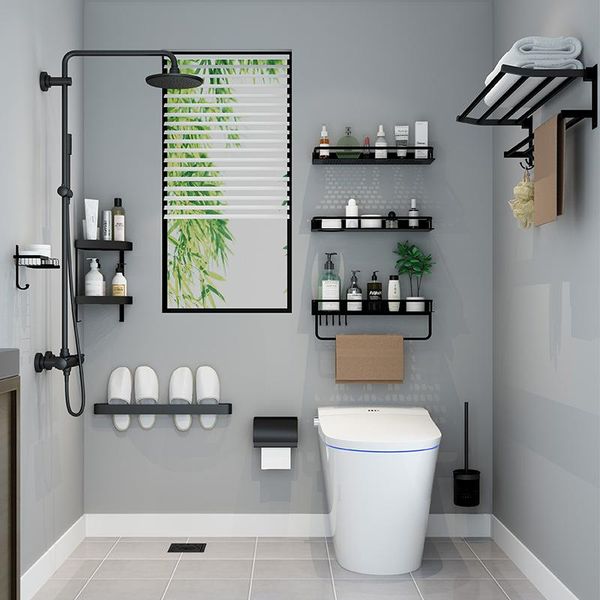 towel racks bathroom rack space aluminum from punching shelf wall-mounted receive black
towel racks bathroom rack space aluminum from punching shelf wall-mounted receive black