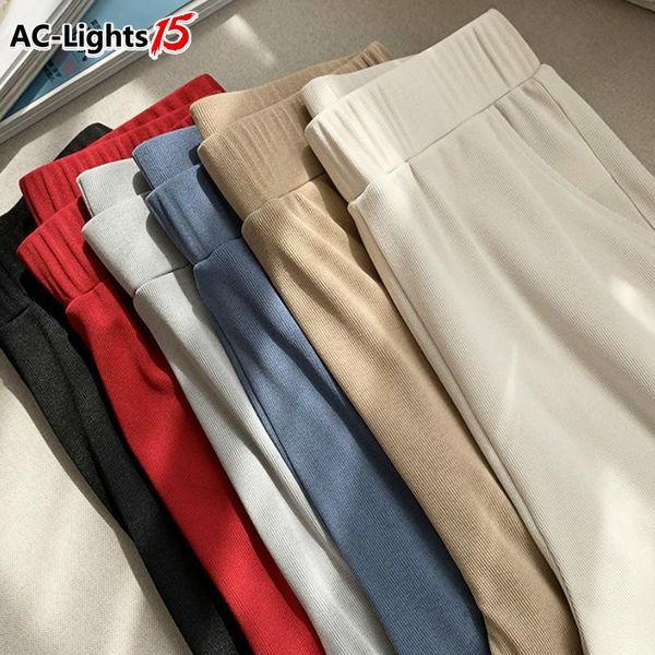women's pants & capris 2021 summer ice silk high waist wide leg trousers female stacked loose beige khaki casual capri streetwear, Black;white
women's pants & capris 2021 summer ice silk high waist wide leg trousers female stacked loose beige khaki casual capri streetwear, Black;white