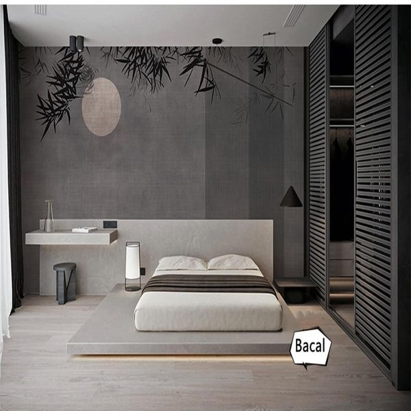 wallpapers advanced grey and wallpaper chinese simple bedroom bedside non-woven custom mural wall decoration
wallpapers advanced grey and wallpaper chinese simple bedroom bedside non-woven custom mural wall decoration