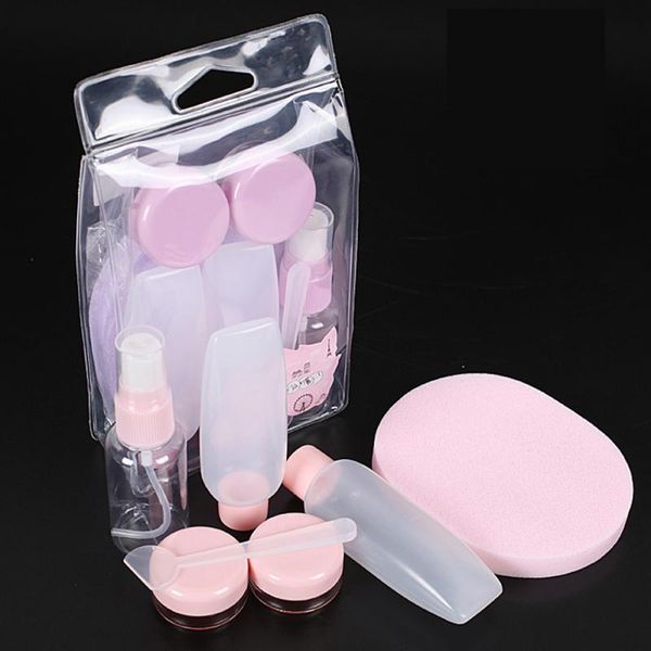 storage bottles & jars 7pcs/set travel plastic transparent empty make up container bottle kit refillable accessories
storage bottles & jars 7pcs/set travel plastic transparent empty make up container bottle kit refillable accessories