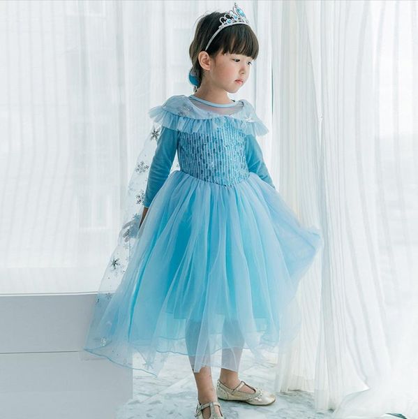 girl's dresses cosplay girl dress sequins blue princess dress+snowflake cape for performance show baby clothes 2-7y e815, Red;yellow
girl's dresses cosplay girl dress sequins blue princess dress+snowflake cape for performance show baby clothes 2-7y e815, Red;yellow