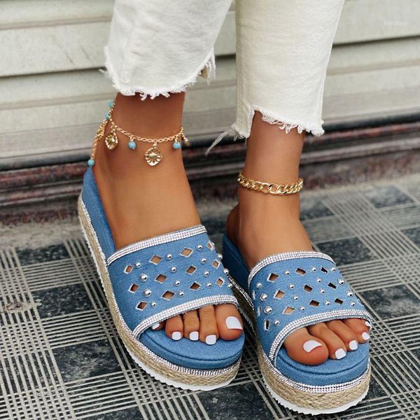 sandals women's 2021 summer fashion denim open toe slippers rhinestone thick bottom increased beach shoes zapatos de mujer1, Black
sandals women's 2021 summer fashion denim open toe slippers rhinestone thick bottom increased beach shoes zapatos de mujer1, Black
