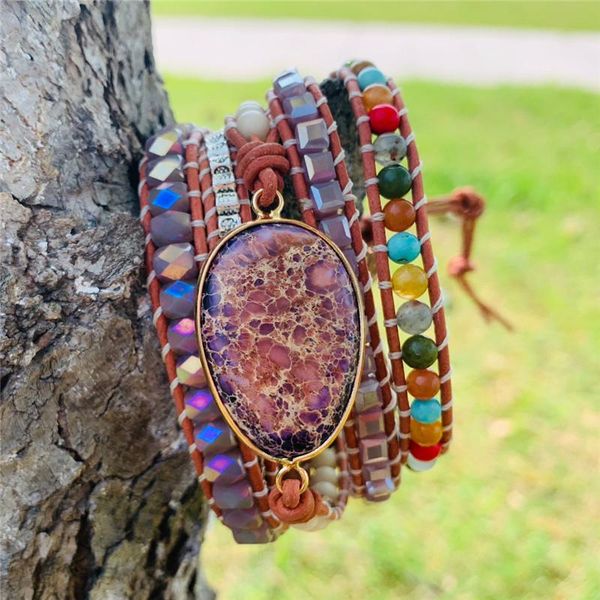 tennis high end leather wrap bracelet w/ stones vintage weaving statement art chain jewellery gifts, Golden;silver
tennis high end leather wrap bracelet w/ stones vintage weaving statement art chain jewellery gifts, Golden;silver