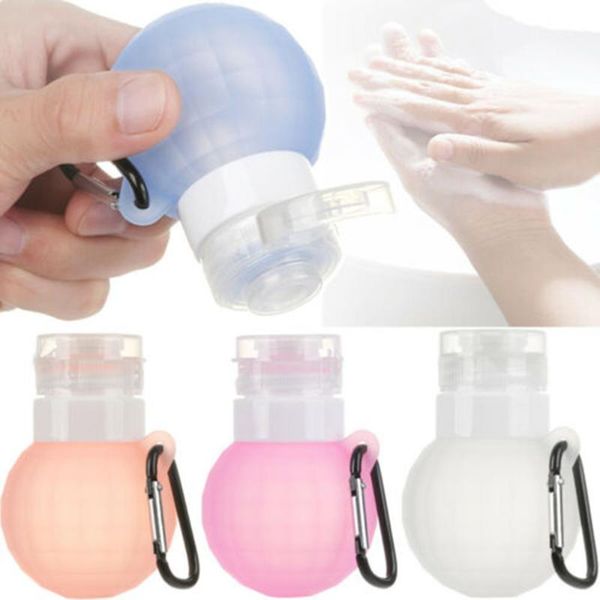 storage bottles & jars 80ml squeezable leak-proof shampoo refillable with hook empty key rings silicone bottle soap dispenser
storage bottles & jars 80ml squeezable leak-proof shampoo refillable with hook empty key rings silicone bottle soap dispenser